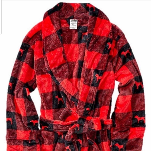 Victoria Secret's Pink - Plaid Robe - Picture 2 of 2